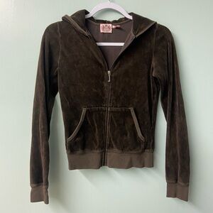 Brown Juicy Zip Up